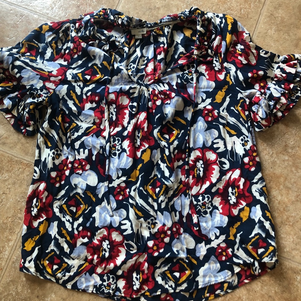 Anthropologie Odille blouse size 6 euc